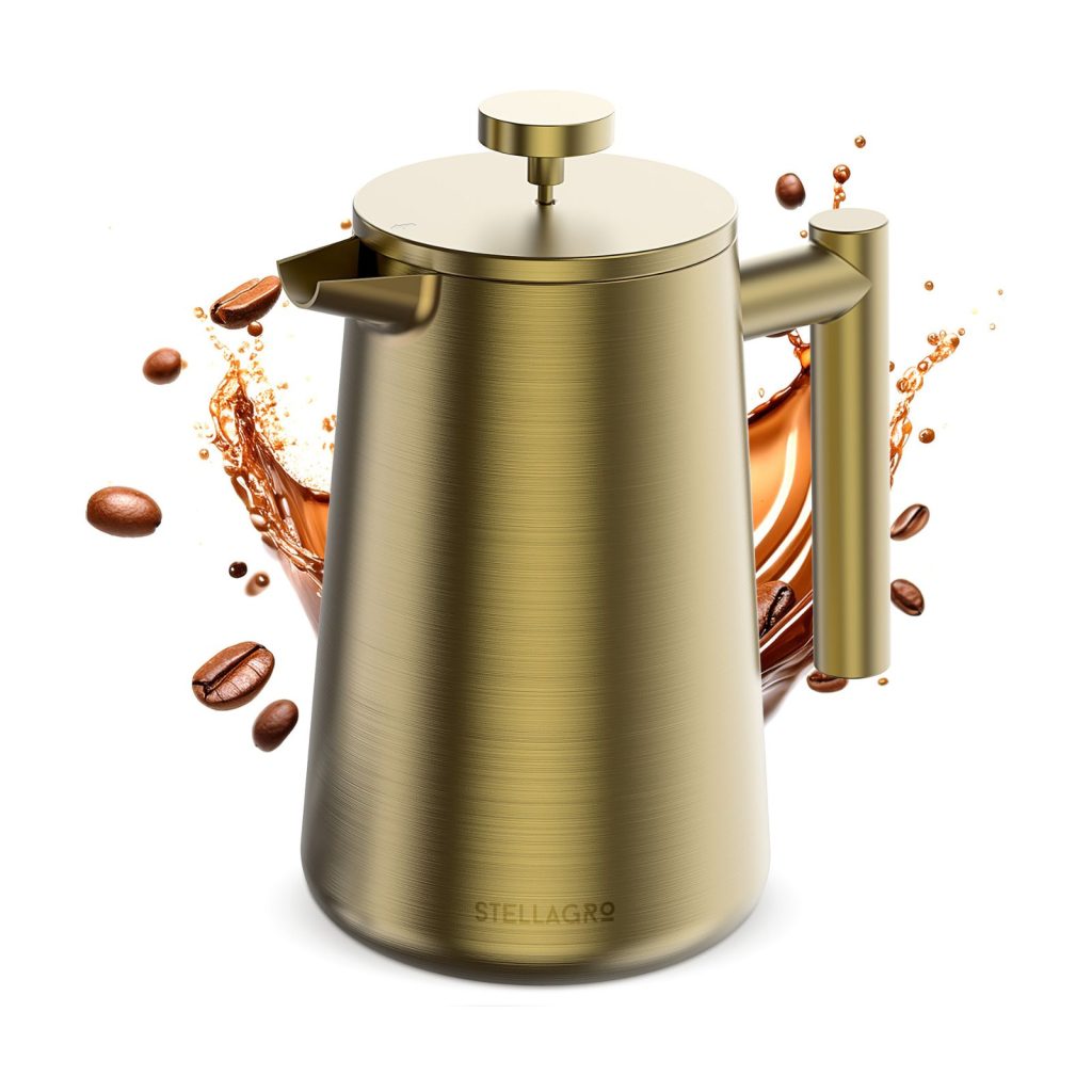 gold french press